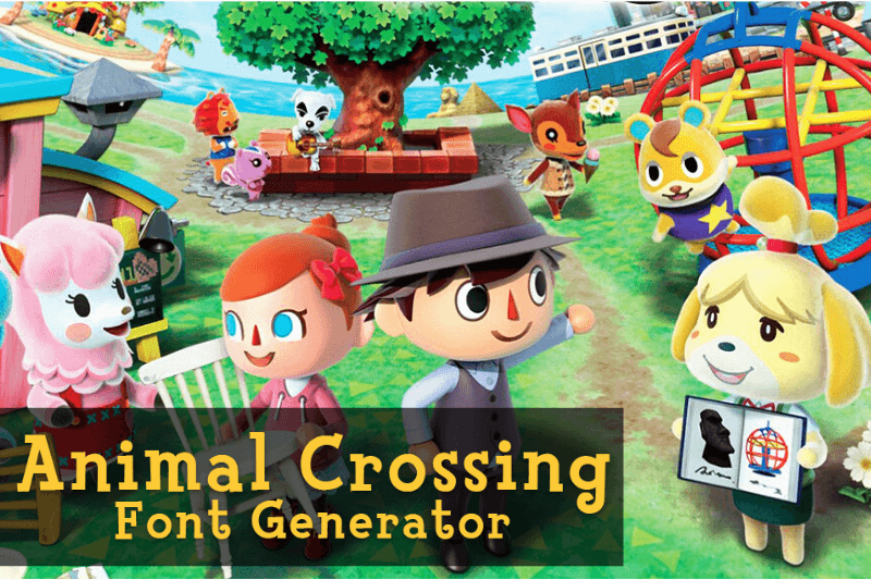 Animal Crossing Font Generator font generator