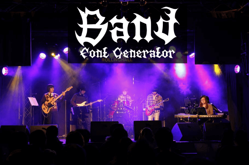 Band Font Generator font generator