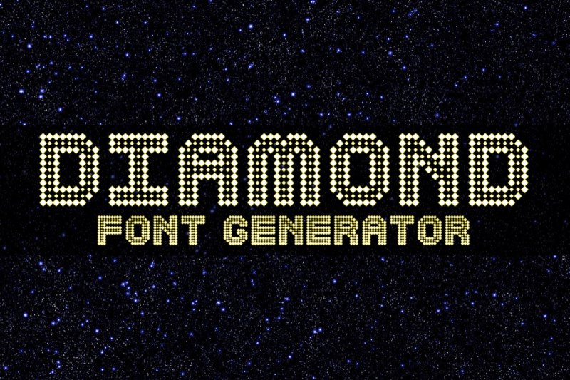 Diamond Font Generator font generator