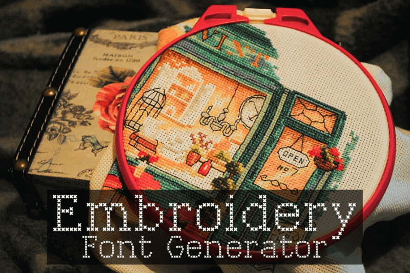 Embroidery Font Generator font generator
