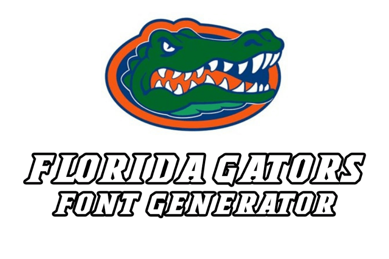 Florida Gators Font Generator font generator