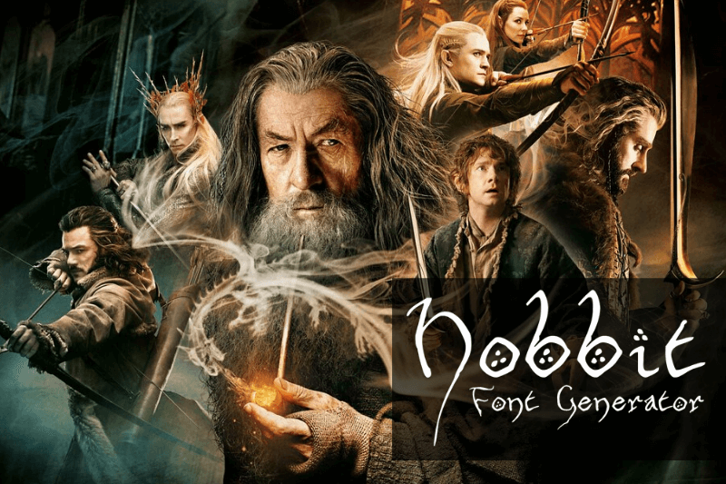 Hobbit Font Generator font generator