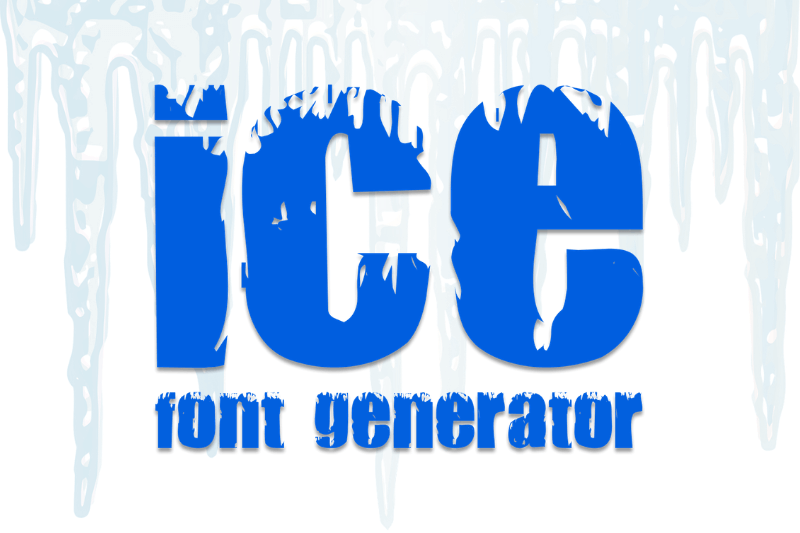Ice Font Generator font generator