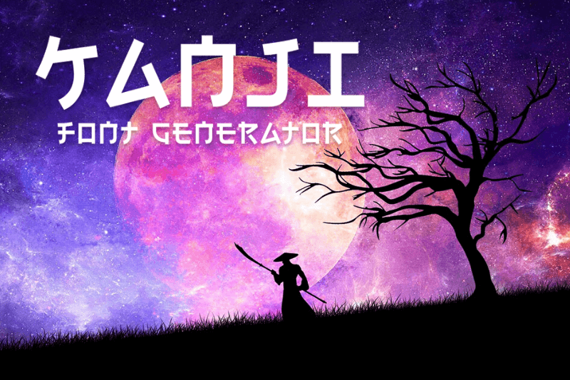 Kanji Font Generator font generator
