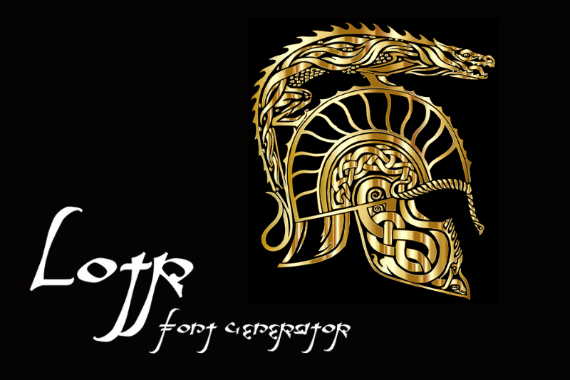 Lotr Font Generator font generator