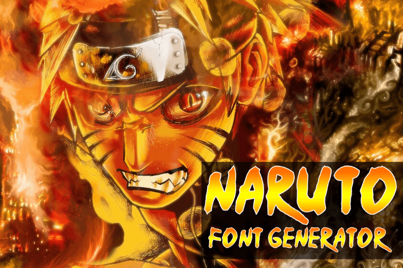 Naruto Font Generator font generator