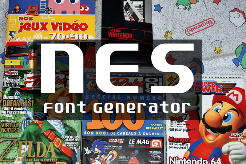 NES Font Generator font generator