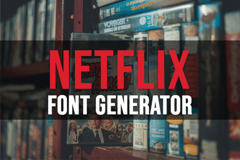 Netflix Font Generator font generator