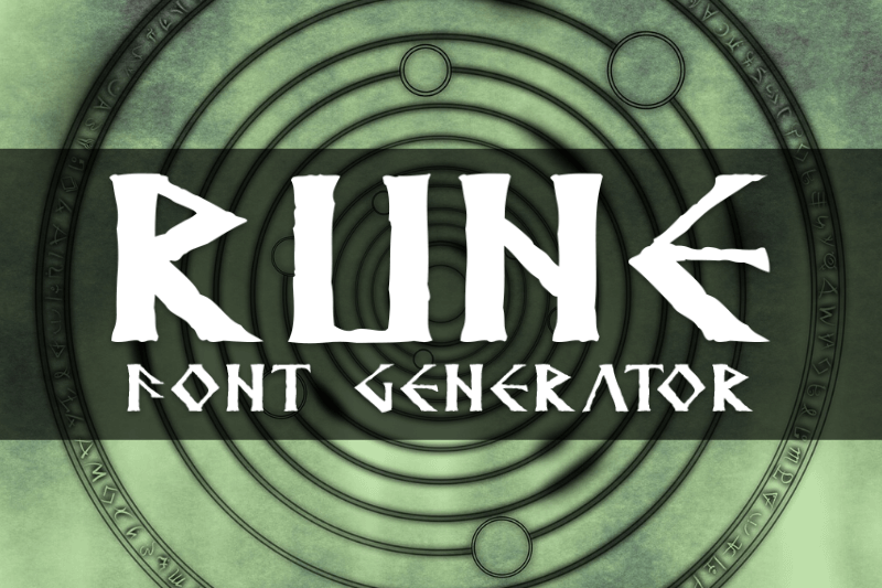 Rune Font Generator font generator