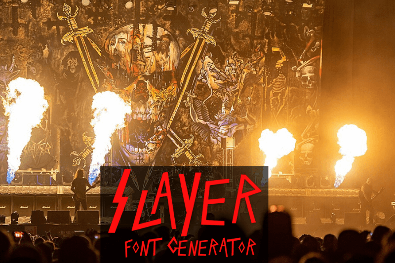 Slayer Font Generator font generator