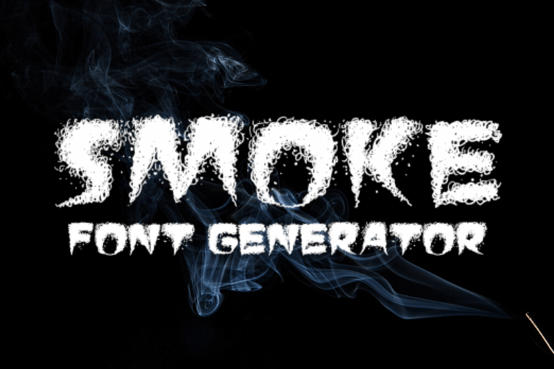 Smoke Font Generator font generator