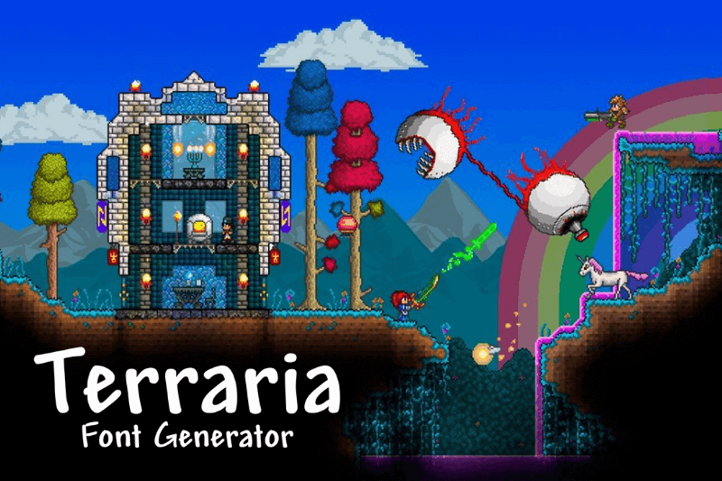 Terraria Font Generator font generator