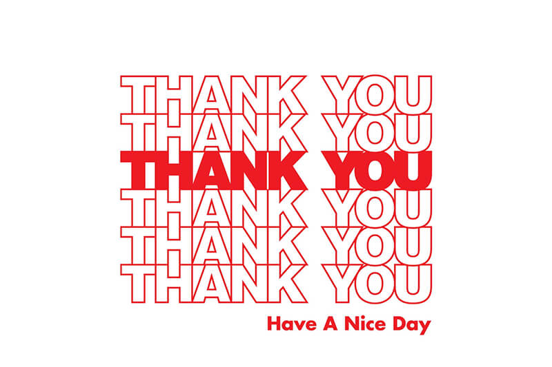 Thank You Bag Font Generator font generator