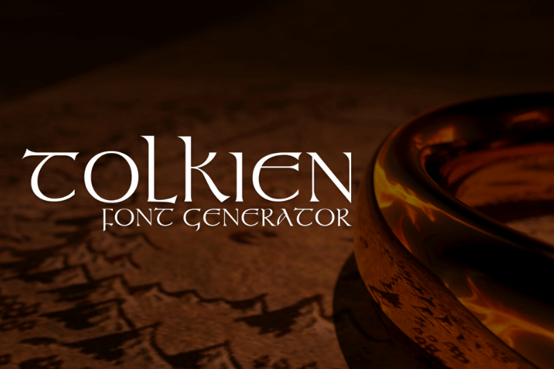 Tolkien Font Generator font generator