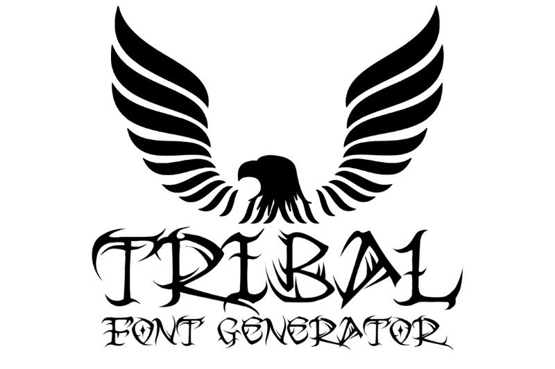 Tribal Font Generator font generator