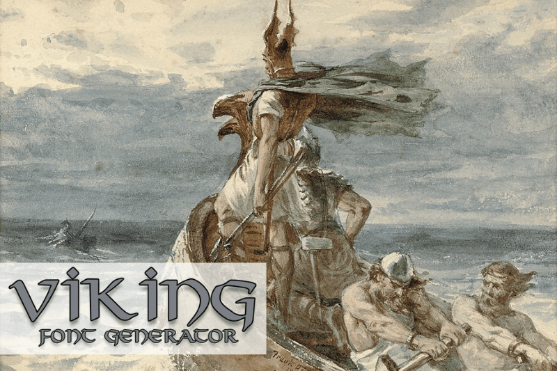 Viking Font Generator