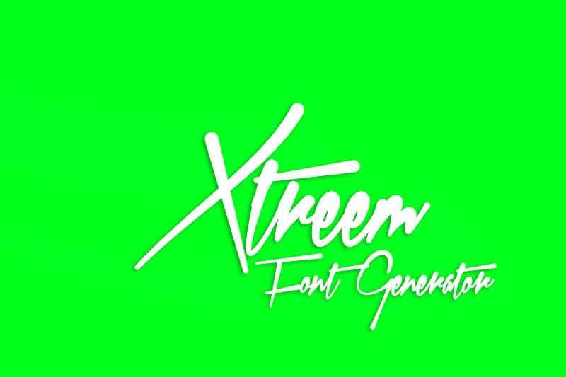 Xtreem Font Generator font generator