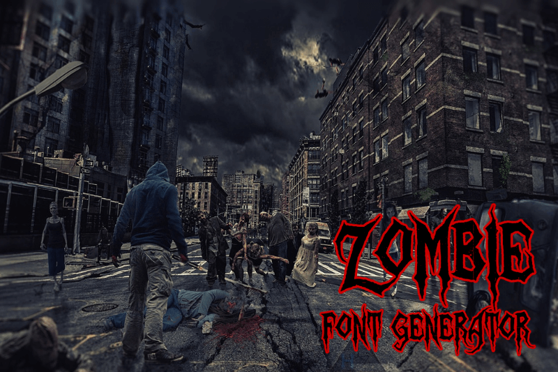 Zombie Font Generator font generator