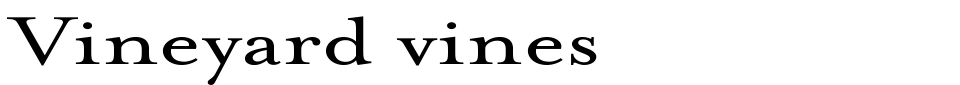 Vineyard Vines Font font preview