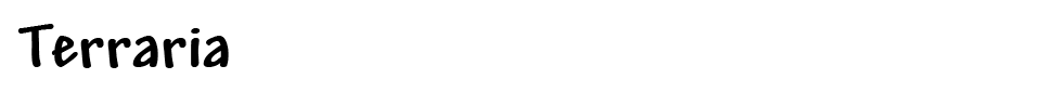 Terraria Font font preview