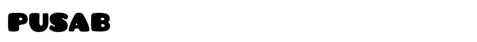 Pusab Font font preview
