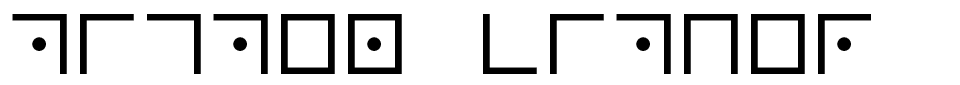 Pigpen Cipher Font font preview