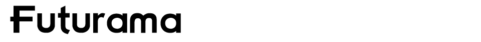 Futurama Font font preview