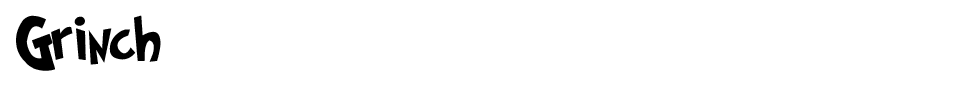 Grinch Font font preview