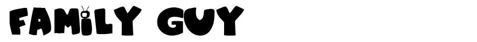 Family Guy Font font preview