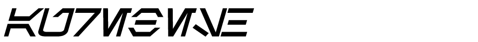 Aurebesh Font font preview
