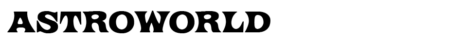 Astroworld Font font preview