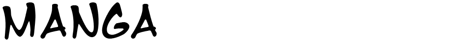 Manga Font font preview