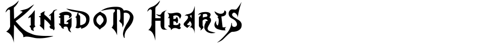 Kingdom Hearts Font font preview