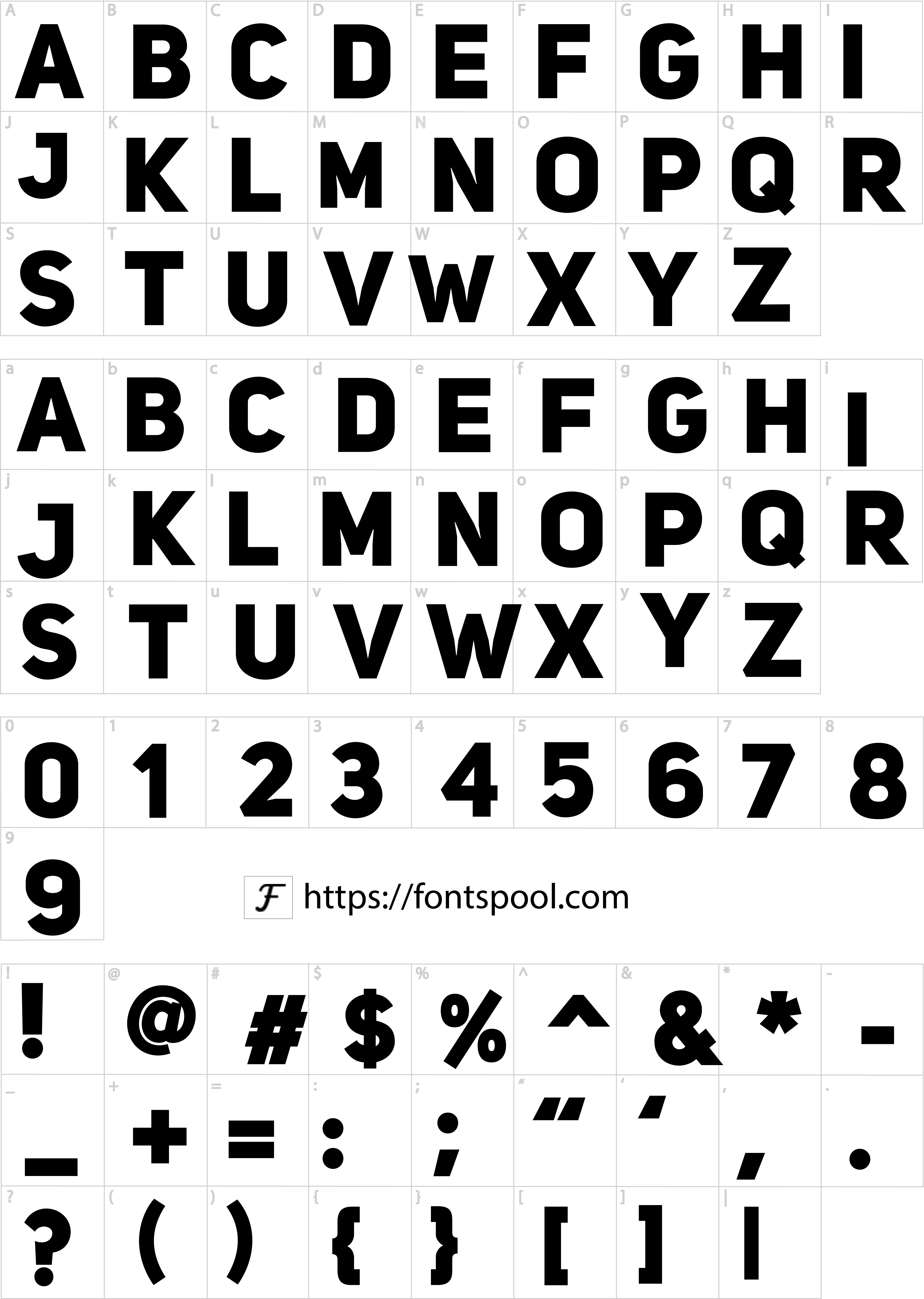 Discord Font character set