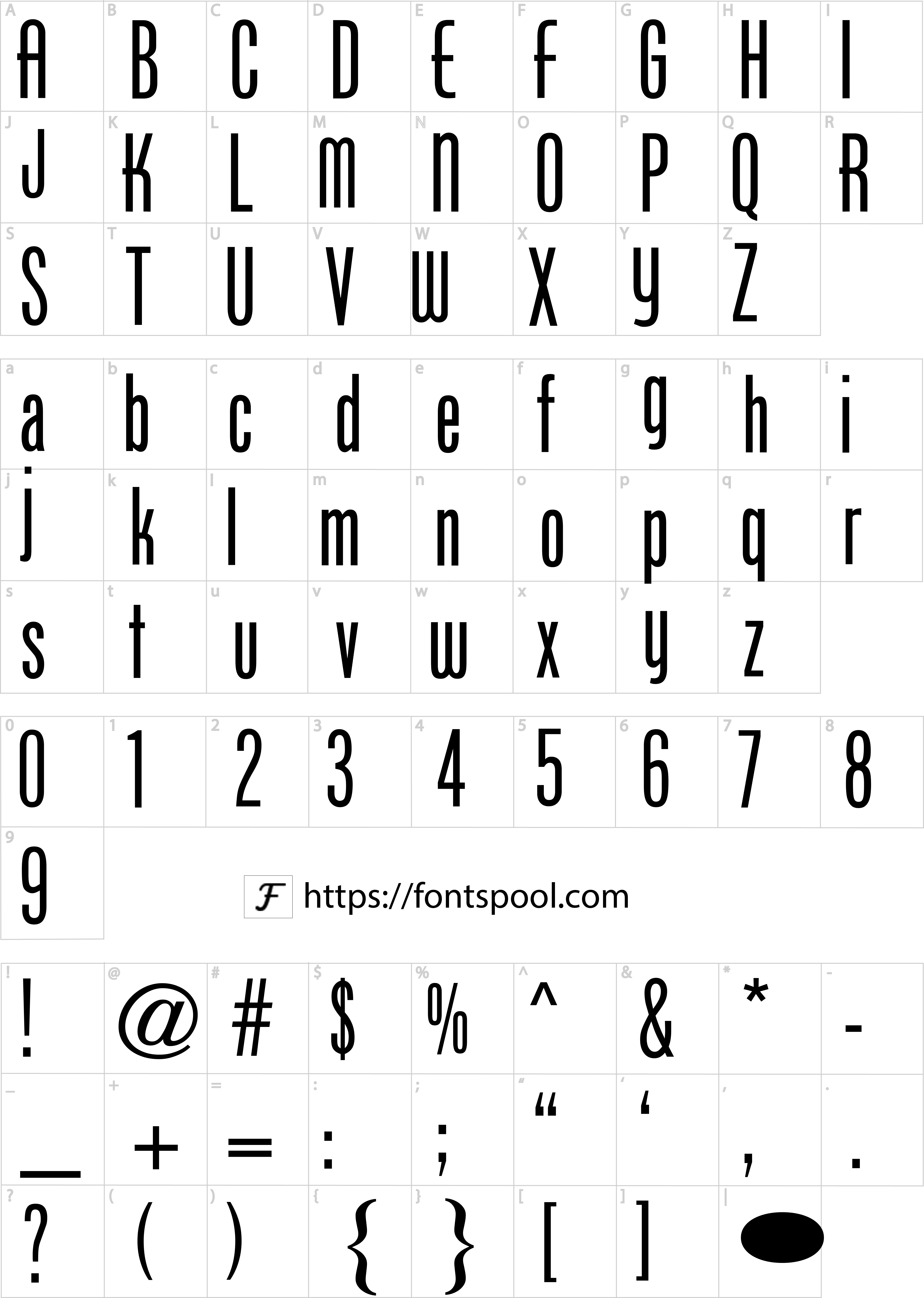 Got Milk Font character set