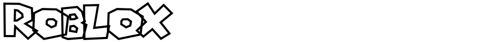 Roblox Font font preview