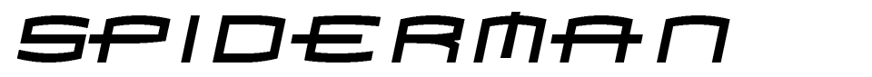 Spiderman Font font preview