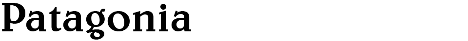 Patagonia Font font preview