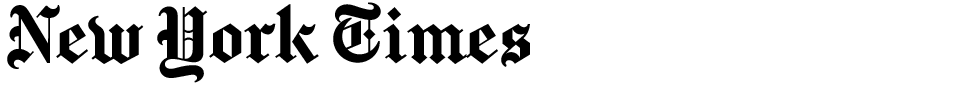 New York Times Font font preview