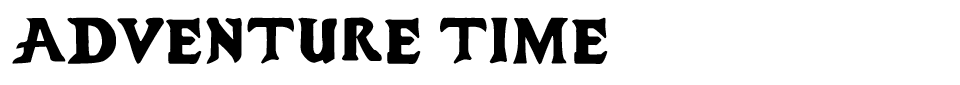 Adventure Time Font font preview